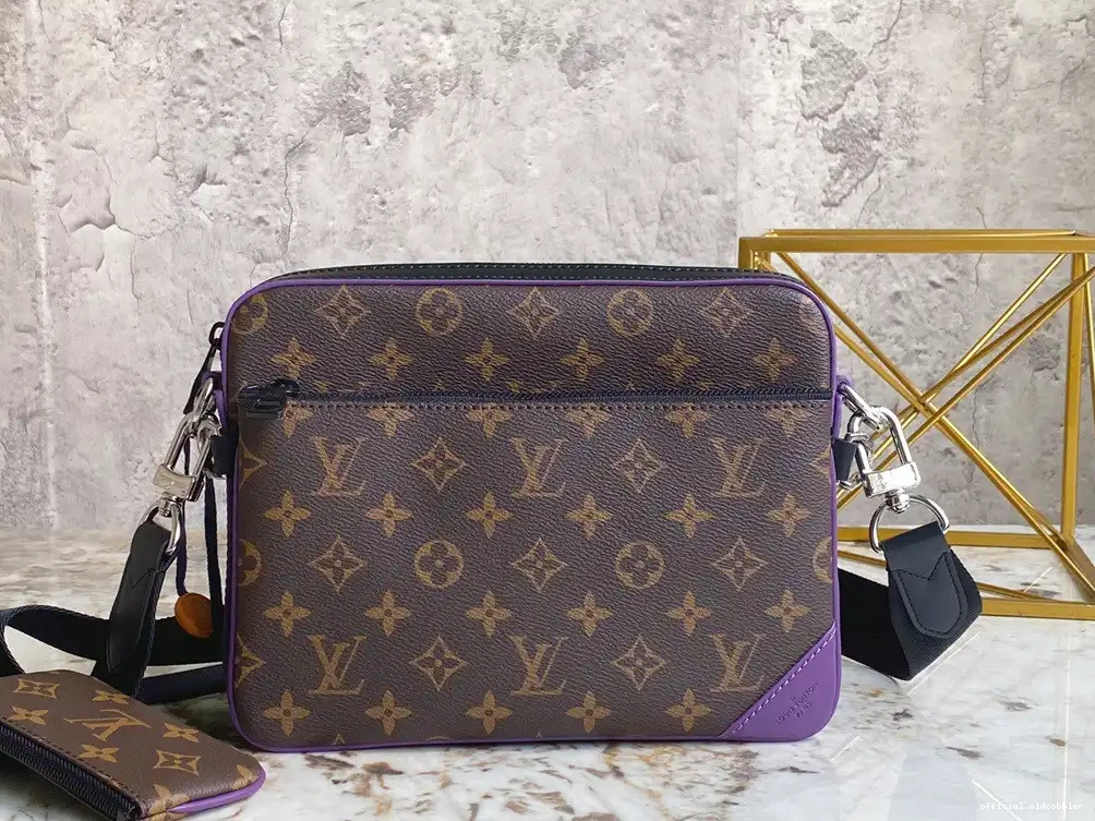Official oldcobbler LOUIS TRIO MESSENGER VUITTON 0527